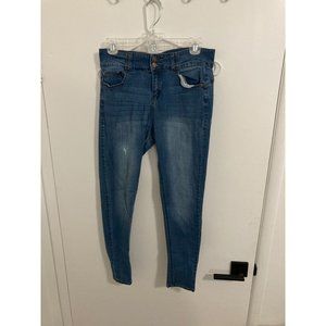 Enjean Denim Co. Girls Skinny Stretch Jeans, Blue, Size 9